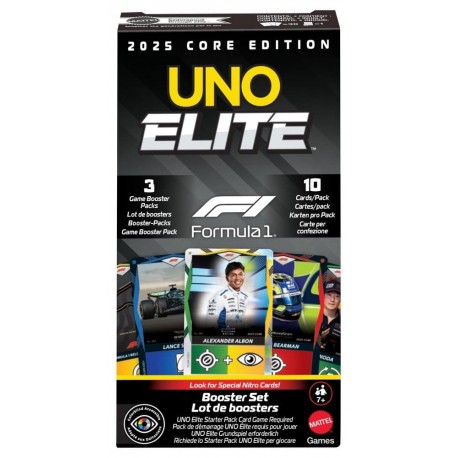 Pack d'expansion UNO Elite Formula 1 2025