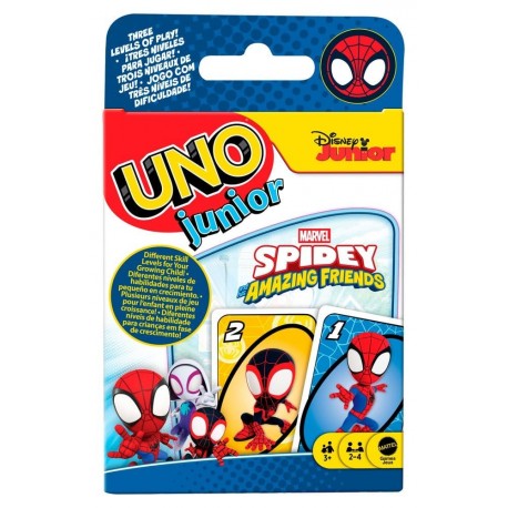 Cartes UNO Junior Spidey et amis