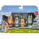 Conjunto de mini figuras da família Bluey, 4 peças