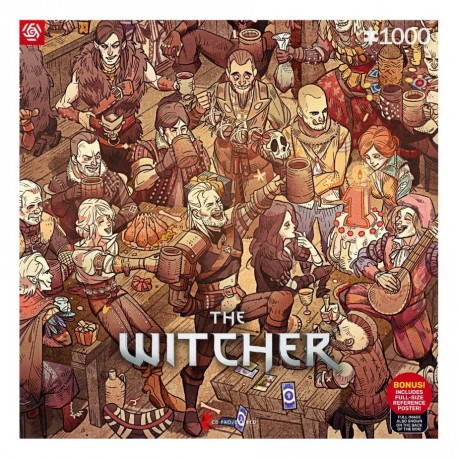 Puzzle de 1000 piezas The Witcher con licencia oficial