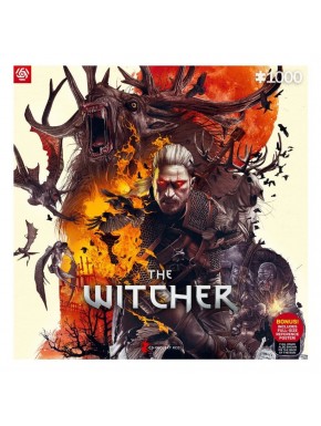 Puzzle The Witcher de 1000 piezas con monstruos