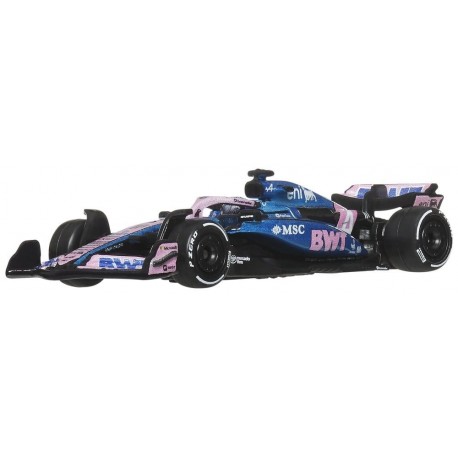Voiture Die-Cast Hot Wheels Team Alpine F1 à l'échelle 1:64