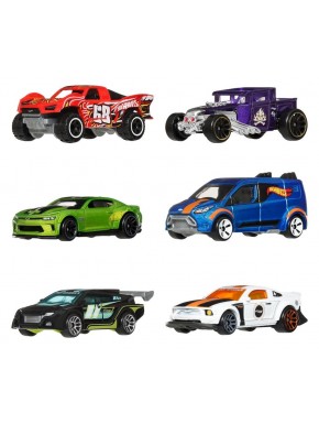 Pack de 6 véhicules Hot Wheels Silver Series Die-Cast 1/64
