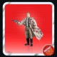 Figura retrô de Han Solo de Star Wars em embalagem Hasbro