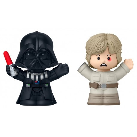 Figurines de Darth Vader et Luke Skywalker de Star Wars