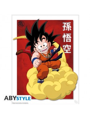 Poster AcrylArt Goku Vintage Dragon Ball 30x40 cm