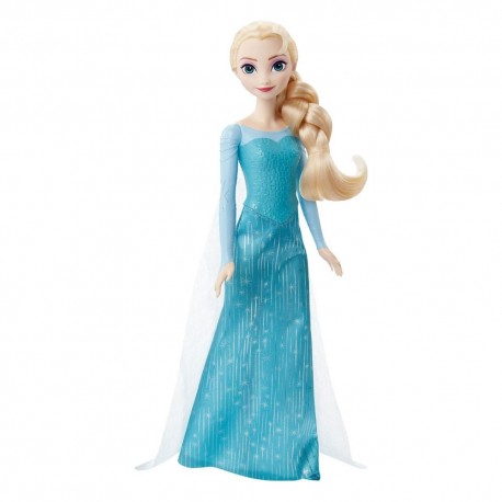Boneca Elsa de 29 cm com vestido azul Frozen da Mattel