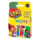 Boîte et cartes du jeu UNO Junior Move