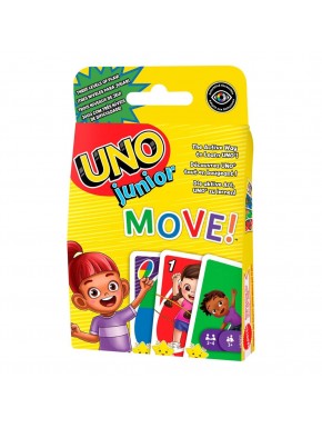 Boîte et cartes du jeu UNO Junior Move