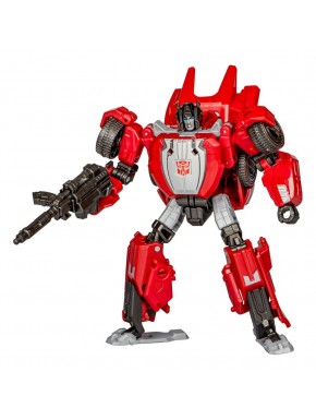 Figurine transformable Sideswipe rouge et argent de Transformers 11 cm