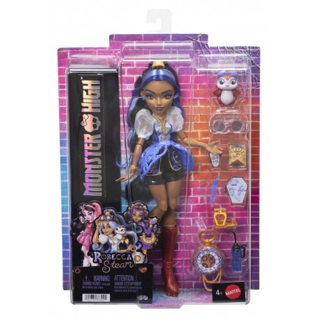 Boneca Robecca Steam Monster High com acessórios
