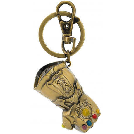 Keychain 3D Metal Gauntlet Infinity Thanos Infinity War