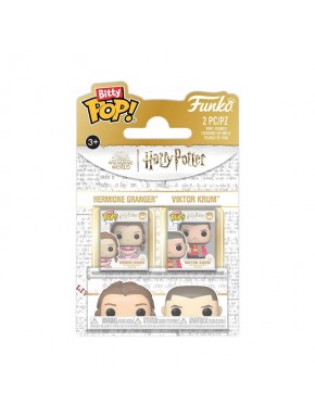 Pack de 2 figurines en vinyle Bitty POP! d'Hermione et Krum