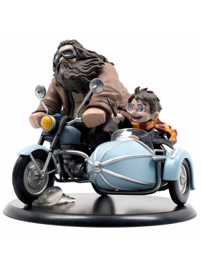 Figura limitada Harry y Hagrid en sidecar de Q-Fig