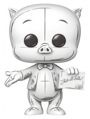 Figurine Funko POP de Porky Pig, Looney Tunes, 9 cm