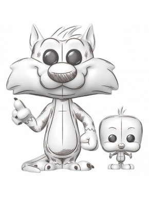 Figurine en vinyle Sylvestre et Titi de Looney Tunes