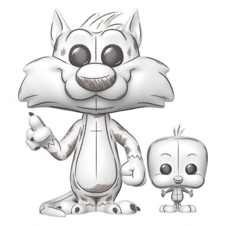 Figura de vinilo Sylvester y Tweety de Looney Tunes
