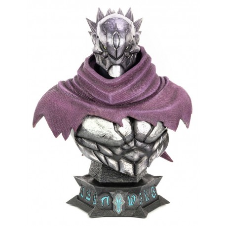 Buste de Strife de Darksiders en tons métalliques et pourpre