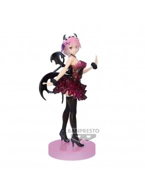 Figurine Ram Banpresto Re:Zero robe rouge foncé 22cm