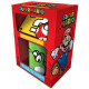 Pack Cadeau Super Mario Yoshi Tasse + Porte-Clés + Sous-Verres