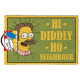 Doormat coco Los Simpson Flanders