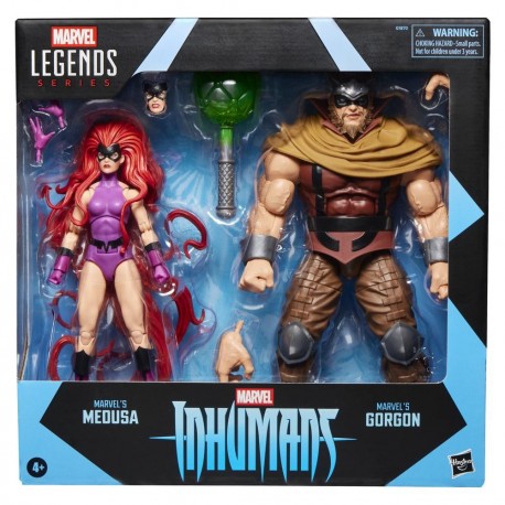 Pack de figurines Medusa et Gorgon Marvel Legends