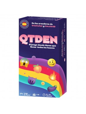 Boîte de jeu de société QTDEN avec cartes