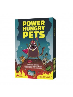Boîte et cartes de jeu Power Hungry Pets