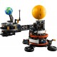 Modèle LEGO Technic Terre et Lune en Orbite
