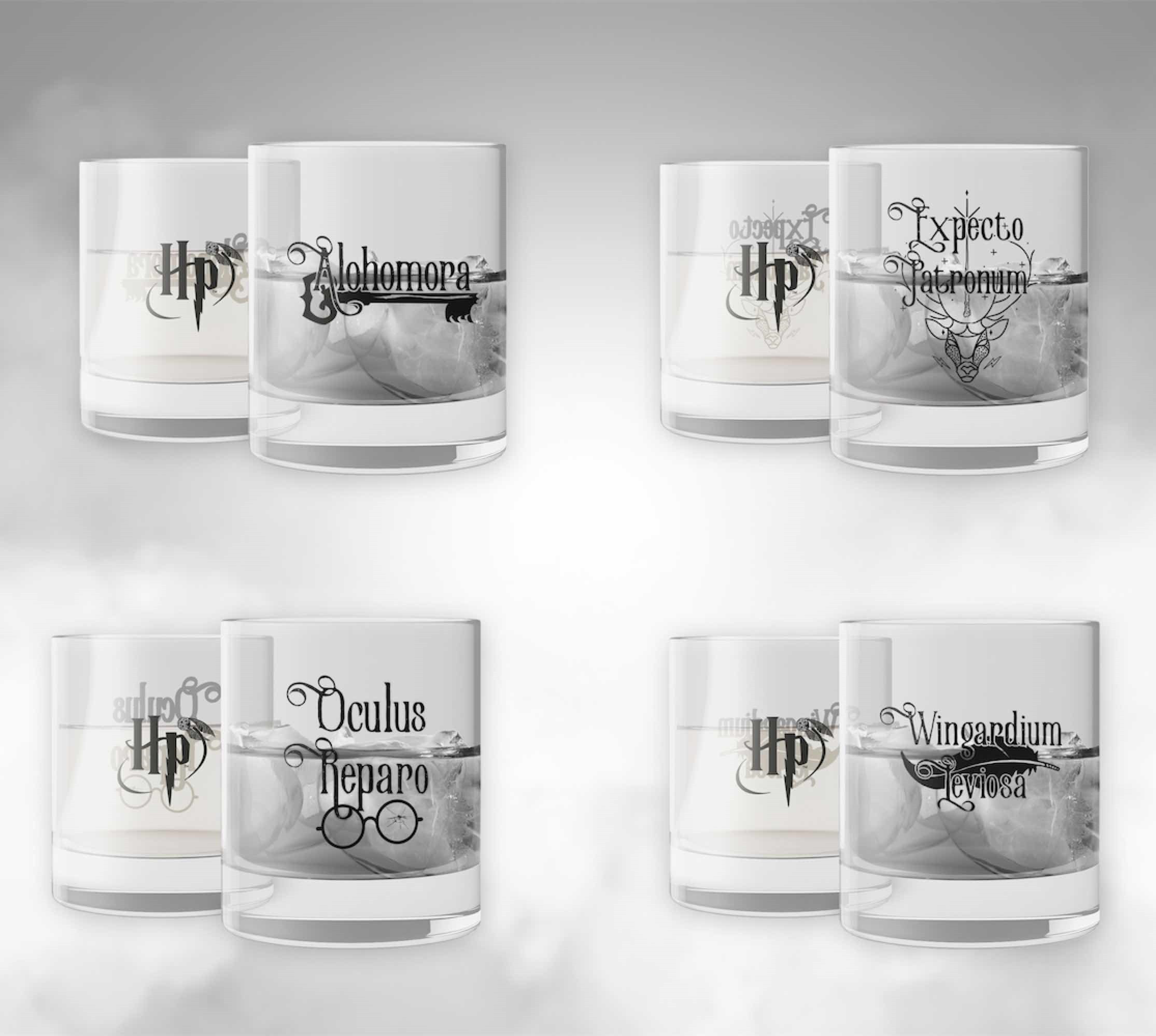Conjunto de 4 copos Harry Potter Spells por 32,90 euros