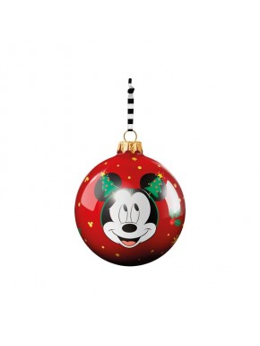 Boule de Noël rouge Mickey Mouse Classiques Disney