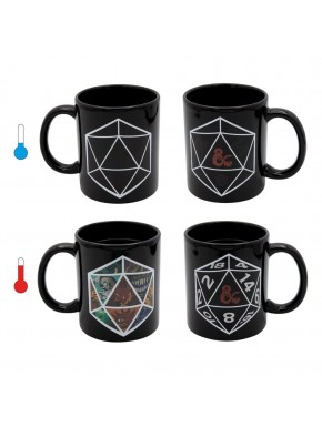 Mug en céramique sensible à la chaleur Dungeons & Dragons