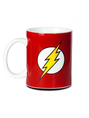 Taza roja con logotipo de Flash de DC Comics