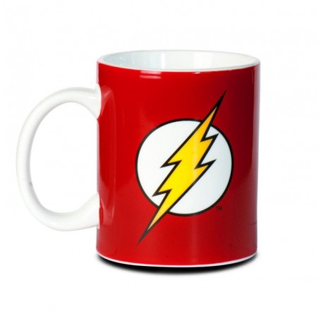 Taza roja con logotipo de Flash de DC Comics