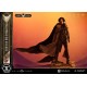 Statue Paul Atreides Dune avec cape et crysknife