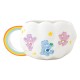 Mug en céramique Bisounours avec anse arc-en-ciel, capacité de 450 ml