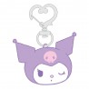 Chaveiro de Pelúcia Kuromi Sanrio 7 cm