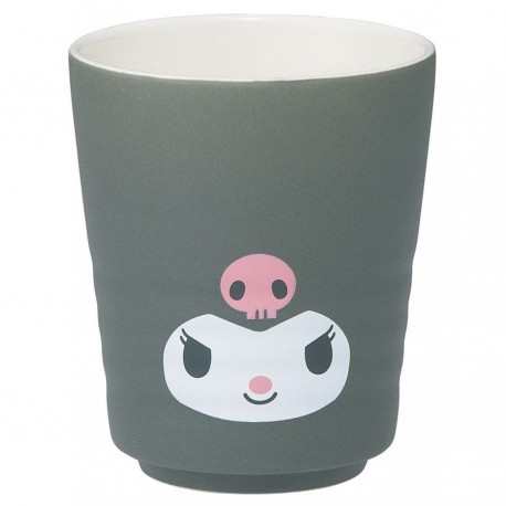 Caneca de cerâmica Sanrio Kuromi cinza de 260 ml