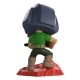 Figurine en vinyle Doom Guy de 10 cm sur base rocheuse