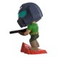 Figurine en vinyle Doom Guy de 10 cm sur base rocheuse
