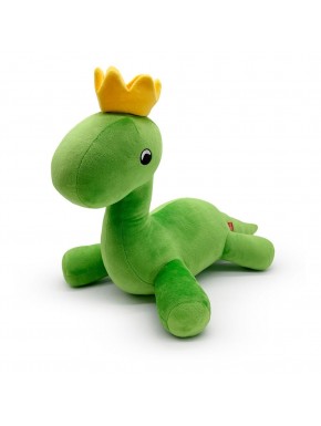 Peluche verte Crowny de Prehistoric Kingdom avec couronne jaune