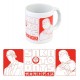 Mug en céramique Sakamoto Days en couleurs rouge et blanc