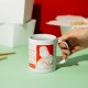 Mug en céramique Sakamoto Days en couleurs rouge et blanc
