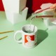 Mug en céramique Sakamoto Days en couleurs rouge et blanc