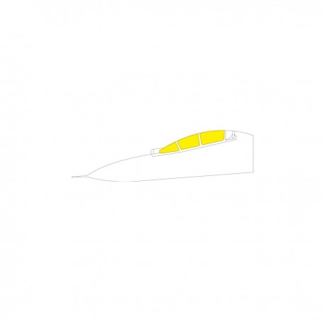 Masque Su-27UB pour maquettes 1/48 d'Eduard
