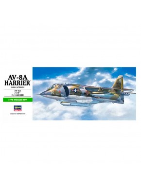 Kit de modelo em escala Av-8A Harrier da Hasegawa