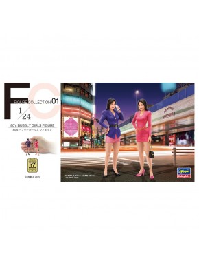 Figura Hasegawa 80's Bubbly Girls na escala 1/24