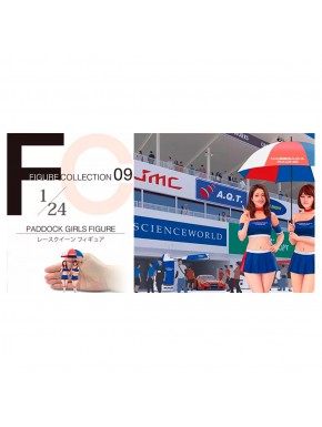 Figurine modèle Hasegawa Paddock Girls 1/24