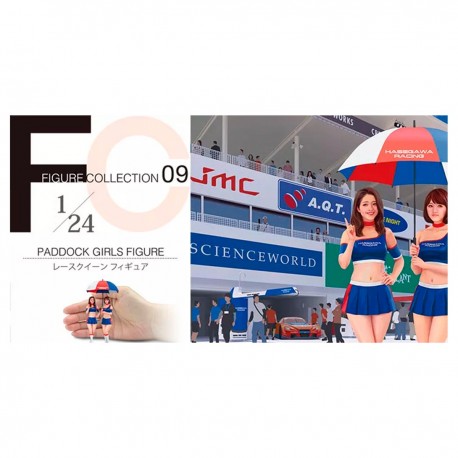 Figurine modèle Hasegawa Paddock Girls 1/24