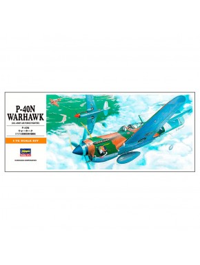 Kit de modelismo P-40N Warhawk escala 1:72